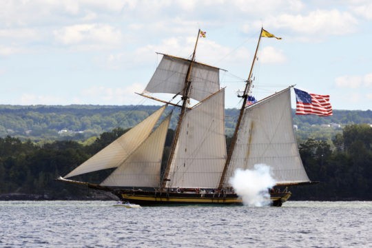 War of 1812 American battleship